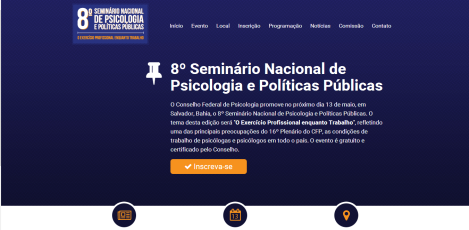 8º seminário nacional de psicologia e políticas públicas